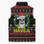 Skull Have A Rad Christmas Sleeveless Puffer Jacket Xmas Holiday Patterns - Wonder Print Shop