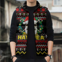 Skull Have A Rad Christmas Sleeveless Puffer Jacket Xmas Holiday Patterns - Wonder Print Shop