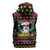 Skull Have A Rad Christmas Sleeveless Zip Hoodie Xmas Holiday Patterns - Wonder Print Shop