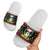 Skull Have A Rad Christmas Slide Sandals Xmas Holiday Patterns - Wonder Print Shop