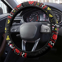 Skull Have A Rad Christmas Steering Wheel Cover Xmas Holiday Patterns - Wonder Print Shop