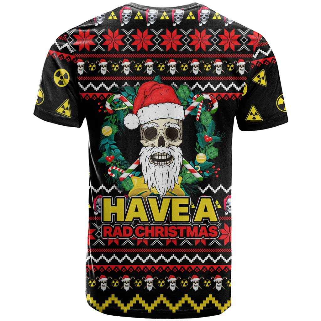 Skull Have A Rad Christmas T Shirt Xmas Holiday Patterns - Wonder Print Shop