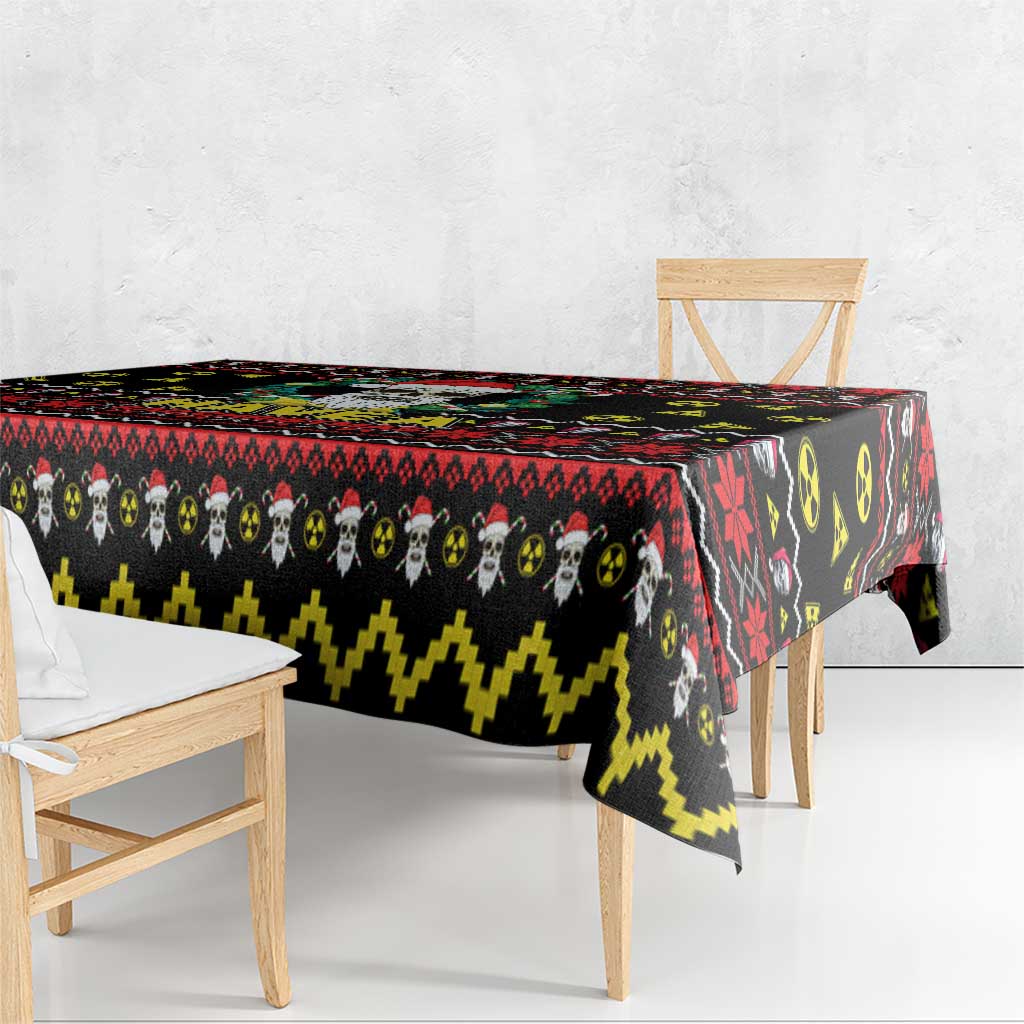 Skull Have A Rad Christmas Tablecloth Xmas Holiday Patterns - Wonder Print Shop