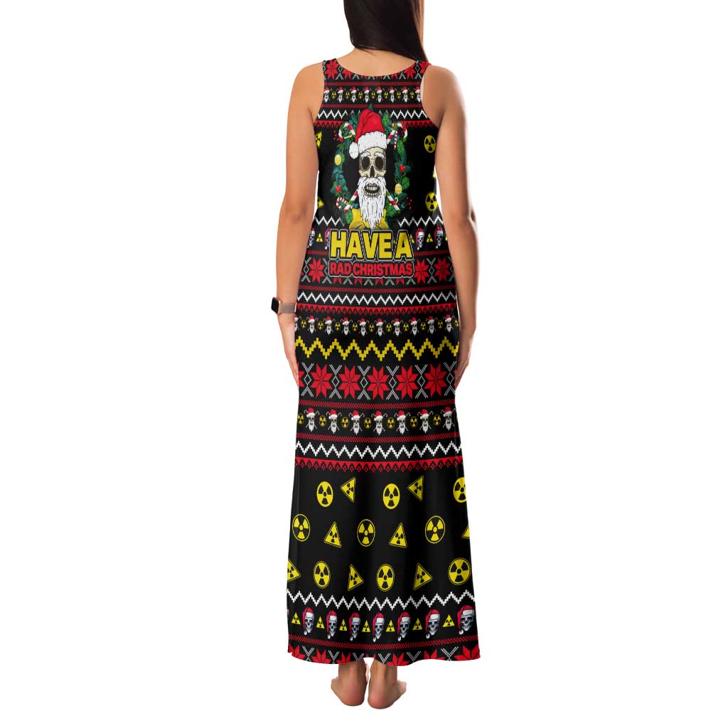Skull Have A Rad Christmas Tank Maxi Dress Xmas Holiday Patterns - Wonder Print Shop