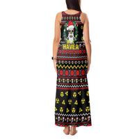 Skull Have A Rad Christmas Tank Maxi Dress Xmas Holiday Patterns - Wonder Print Shop