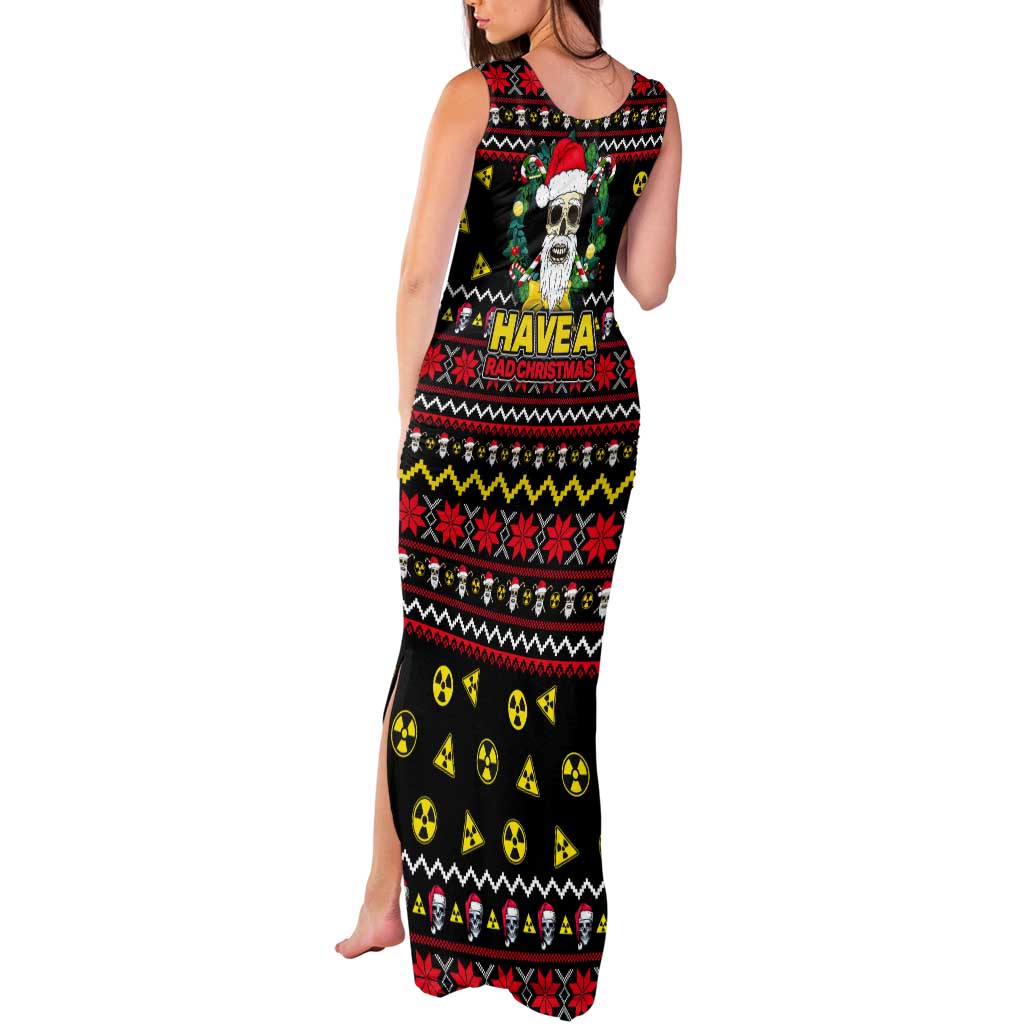 Skull Have A Rad Christmas Tank Maxi Dress Xmas Holiday Patterns - Wonder Print Shop