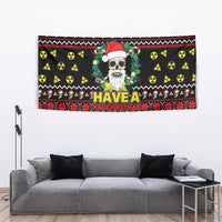 Skull Have A Rad Christmas Tapestry Xmas Holiday Patterns - Wonder Print Shop