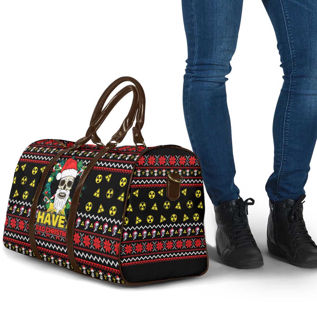 Skull Have A Rad Christmas Travel Bag Xmas Holiday Patterns - Wonder Print Shop