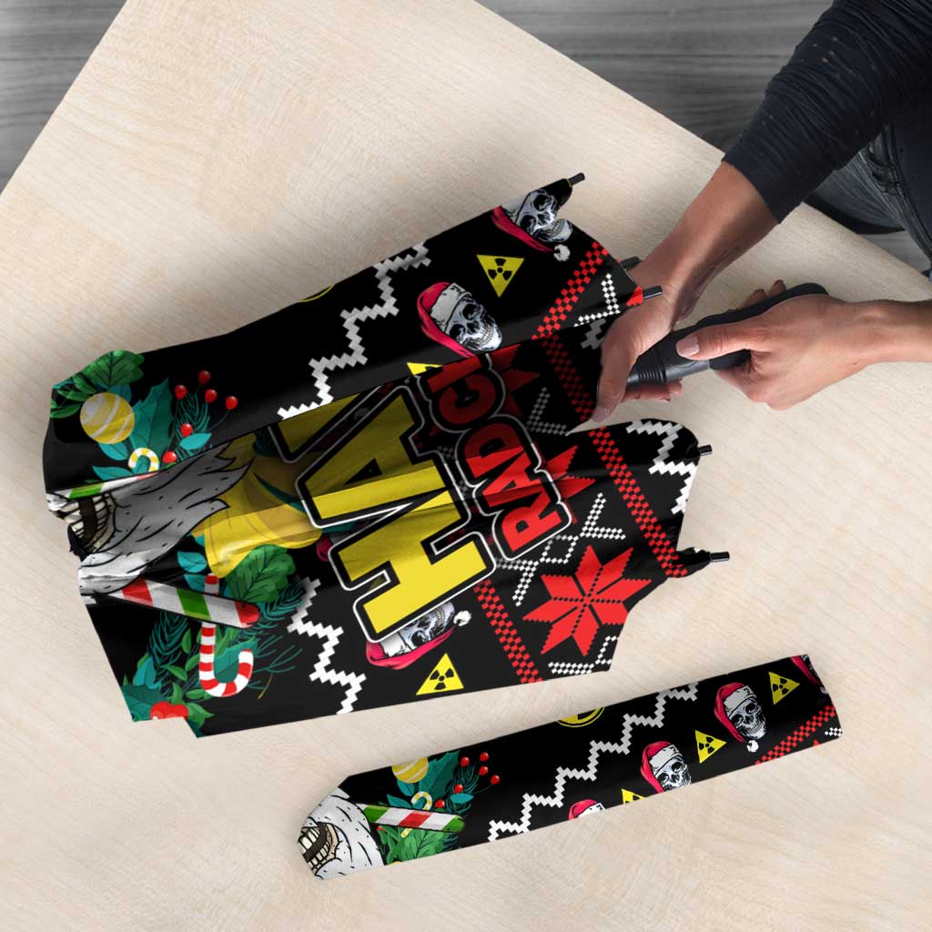Skull Have A Rad Christmas Umbrella Xmas Holiday Patterns - Wonder Print Shop