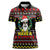 Skull Have A Rad Christmas Women Polo Shirt Xmas Holiday Patterns - Wonder Print Shop