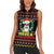 Skull Have A Rad Christmas Women Sleeveless Polo Shirt Xmas Holiday Patterns - Wonder Print Shop