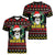 Skull Have A Rad Christmas Women V-Neck T-Shirt Xmas Holiday Patterns - Wonder Print Shop