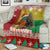 Guinea Bissau Christmas Blanket with Santa Penguin Christmas Tree and Red Green Yellow Snowflake - Wonder Print Shop