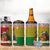 Guinea Bissau Christmas 4 in 1 Can Cooler Tumbler with Santa Penguin Christmas Tree and Red Green Yellow Snowflake - Wonder Print Shop