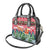 Guinea Bissau Christmas Shoulder Handbag with Santa Sleigh Reindeer Forest and National Flag Design - Wonder Print Shop