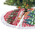 Guinea Bissau Christmas Tree Skirt with Santa Sleigh Reindeer Forest and National Flag Design - Wonder Print Shop