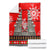 Indonesia Christmas Blanket with Santa Temple Snowflakes and Red Candy Cane Pattern - Wonder Print Shop