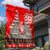 Indonesia Christmas Garden Flag with Santa Temple Snowflakes and Red Candy Cane Pattern - Wonder Print Shop