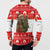Indonesia Christmas Button Sweatshirt with Komodo Dragon Santa Hat Christmas Tree and Red White Holiday - Wonder Print Shop