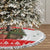 Indonesia Christmas Tree Skirt with Komodo Dragon Santa Hat Christmas Tree and Red White Holiday - Wonder Print Shop