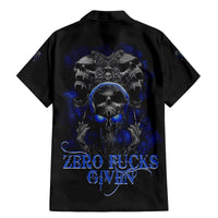 Skull Butterfly Demon - Zero Fck Given Family Matching Mermaid Dress and Hawaiian Shirt - Wonder Print Shop