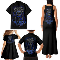 Skull Butterfly Demon - Zero Fck Given Family Matching Tank Maxi Dress and Hawaiian Shirt - Wonder Print Shop