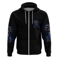 Skull Butterfly Demon - Zero Fck Given Hoodie - Wonder Print Shop