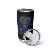 Skull Butterfly Demon - Zero Fck Given Tumbler Cup - Wonder Print Shop