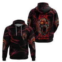 I'm Never Alone Skull Demon Hoodie - Wonder Print Shop