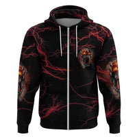 I'm Never Alone Skull Demon Hoodie - Wonder Print Shop