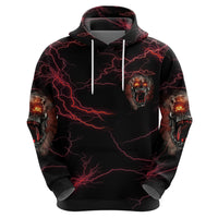 I'm Never Alone Skull Demon Hoodie - Wonder Print Shop