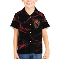 I'm Never Alone Skull Demon Kid Hawaiian Shirt - Wonder Print Shop