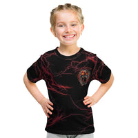 I'm Never Alone Skull Demon Kid T Shirt - Wonder Print Shop