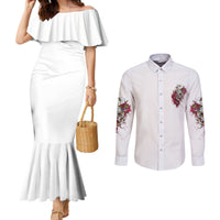 you-inspire-my-inner-serial-k-skull-rose-couples-matching-mermaid-dress-and-long-sleeve-button-shirt