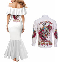you-inspire-my-inner-serial-k-skull-rose-couples-matching-mermaid-dress-and-long-sleeve-button-shirt