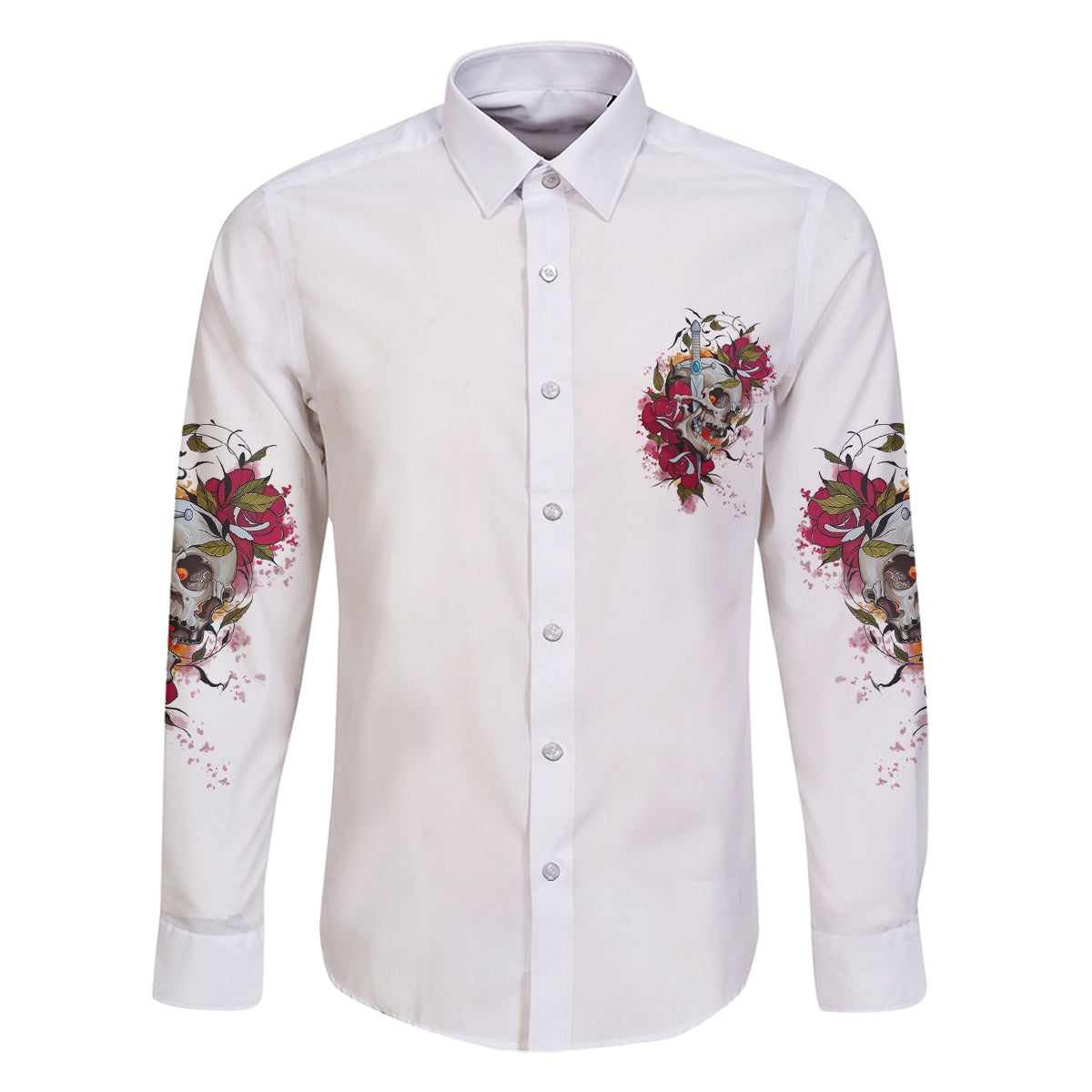 You Inspire My Inner Serial K Skull Rose Family Matching Long Sleeve Bodycon Dress and Hawaiian Shirt - Wonder Print Shop