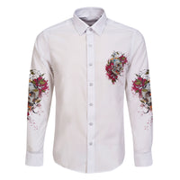 You Inspire My Inner Serial K Skull Rose Family Matching Long Sleeve Bodycon Dress and Hawaiian Shirt - Wonder Print Shop