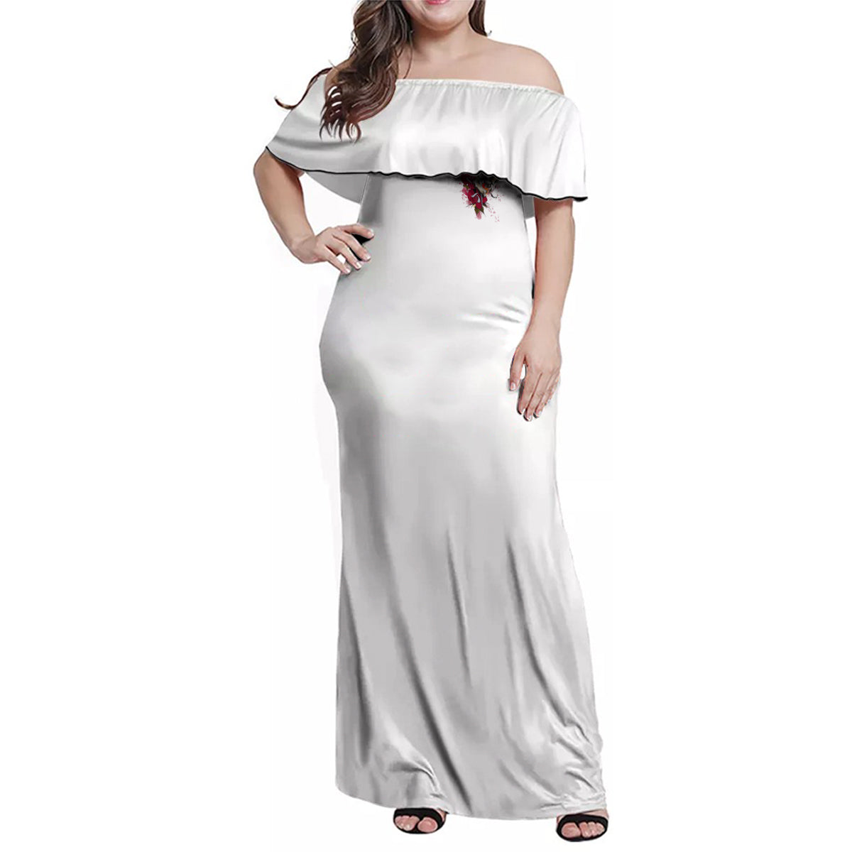 You Inspire My Inner Serial K Skull Rose Family Matching Off Shoulder Maxi Dress and Hawaiian Shirt - Wonder Print Shop