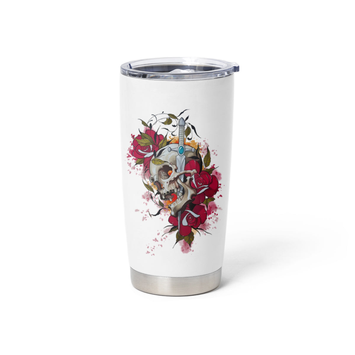 You Inspire My Inner Serial K Skull Rose Tumbler Cup - Wonder Print Shop