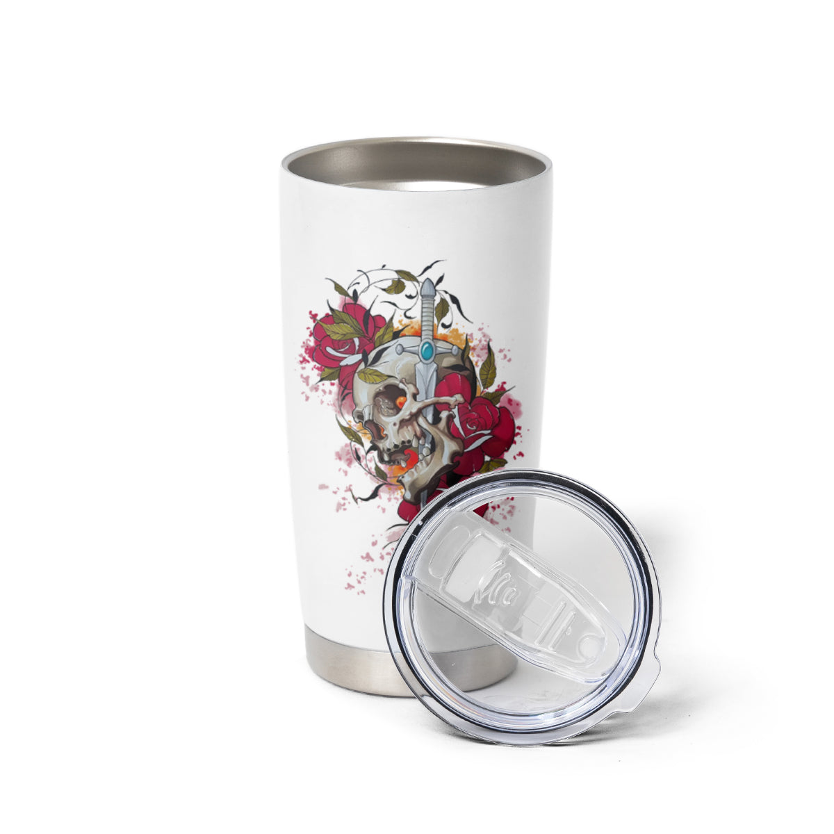 You Inspire My Inner Serial K Skull Rose Tumbler Cup - Wonder Print Shop