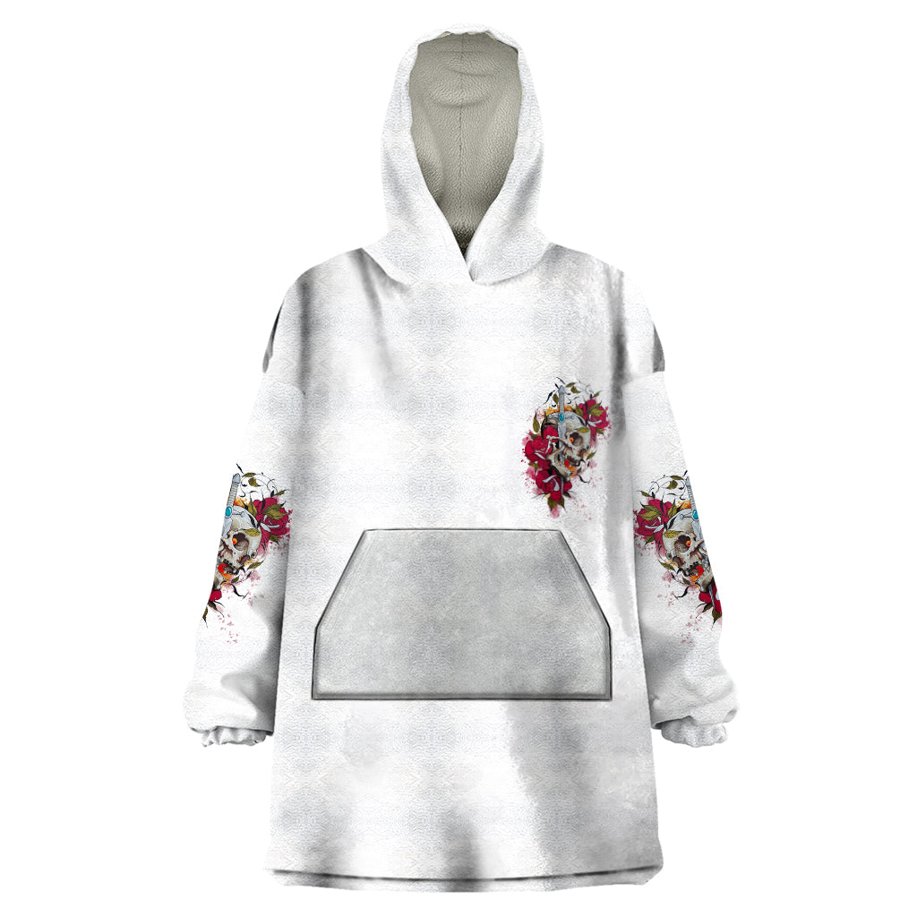 You Inspire My Inner Serial K Skull Rose Wearable Blanket Hoodie - Wonder Print Shop