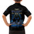 When I Was Born Reaper Fire Blue Family Matching Summer Maxi Dress and Hawaiian Shirt - Wonder Print Shop