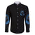 When I Was Born Reaper Fire Blue Family Matching Summer Maxi Dress and Hawaiian Shirt - Wonder Print Shop