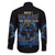 When I Was Born Reaper Fire Blue Family Matching Summer Maxi Dress and Hawaiian Shirt - Wonder Print Shop