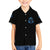 When I Was Born Reaper Fire Blue Family Matching Summer Maxi Dress and Hawaiian Shirt - Wonder Print Shop