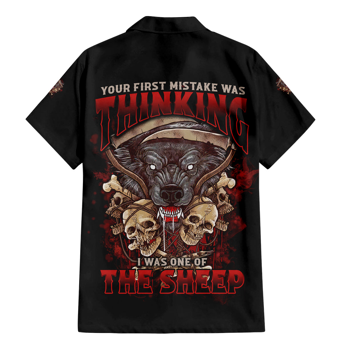 Your First Mistake Was Thingking Family Matching Mermaid Dress and Hawaiian Shirt - Wonder Print Shop