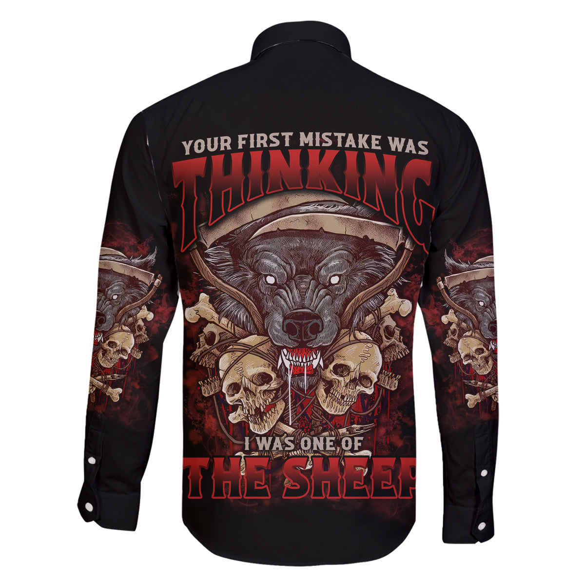 Your First Mistake Was Thingking Family Matching Mermaid Dress and Hawaiian Shirt - Wonder Print Shop