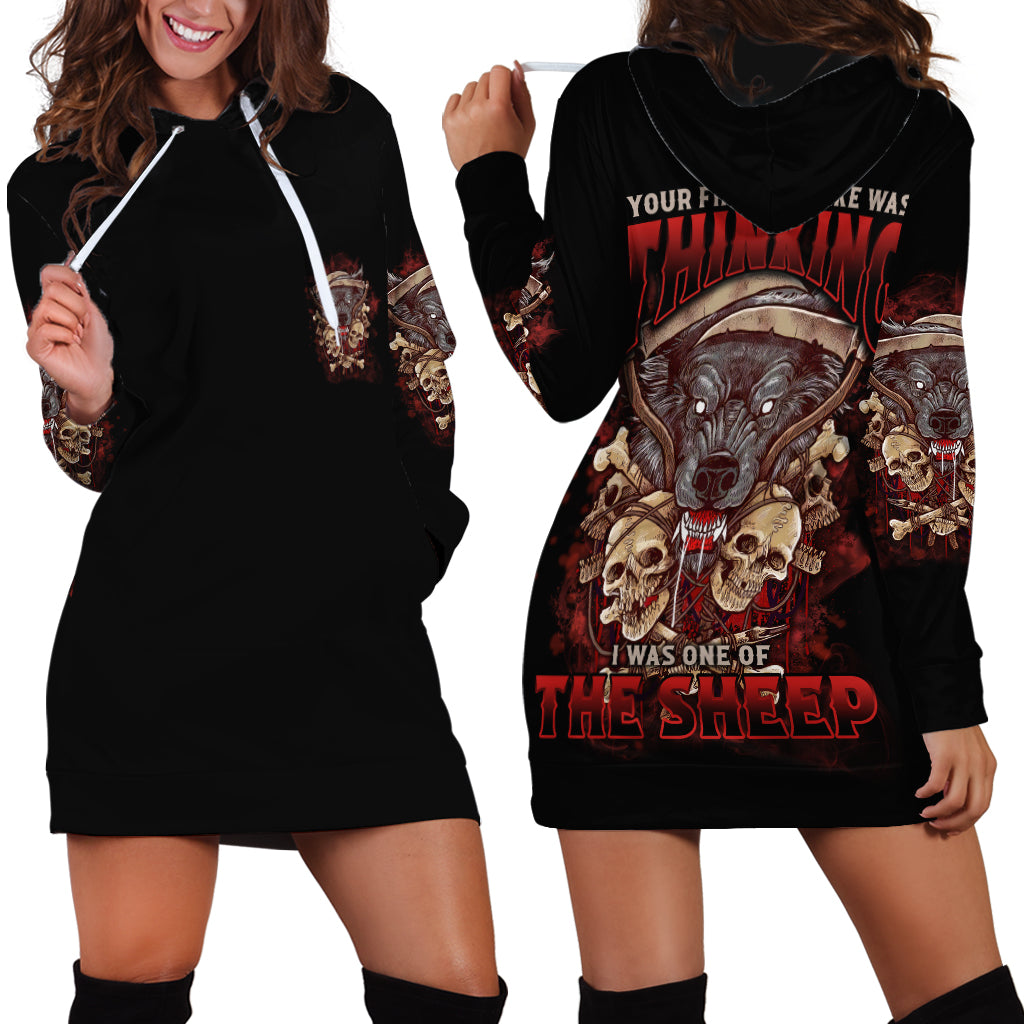 Your First Mistake Was Thingking Hoodie Dress - Wonder Print Shop