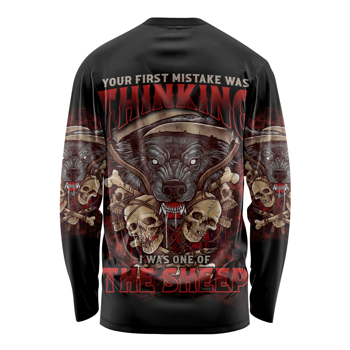 Your First Mistake Was Thingking Long Sleeve Shirt - Wonder Print Shop
