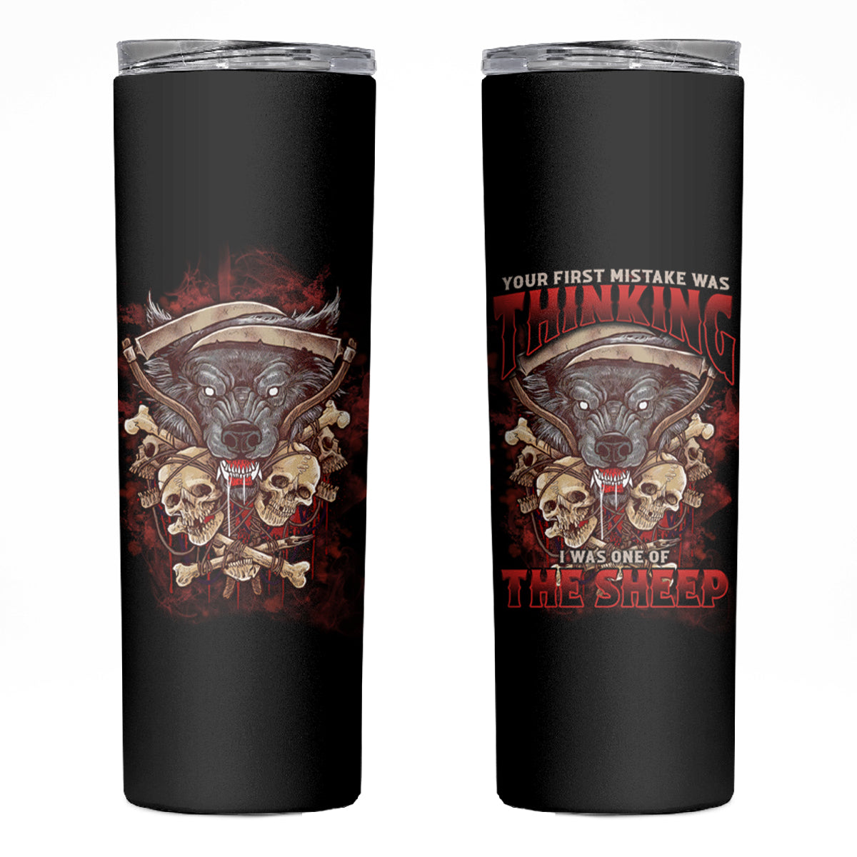 Your First Mistake Was Thingking Skinny Tumbler - Wonder Print Shop